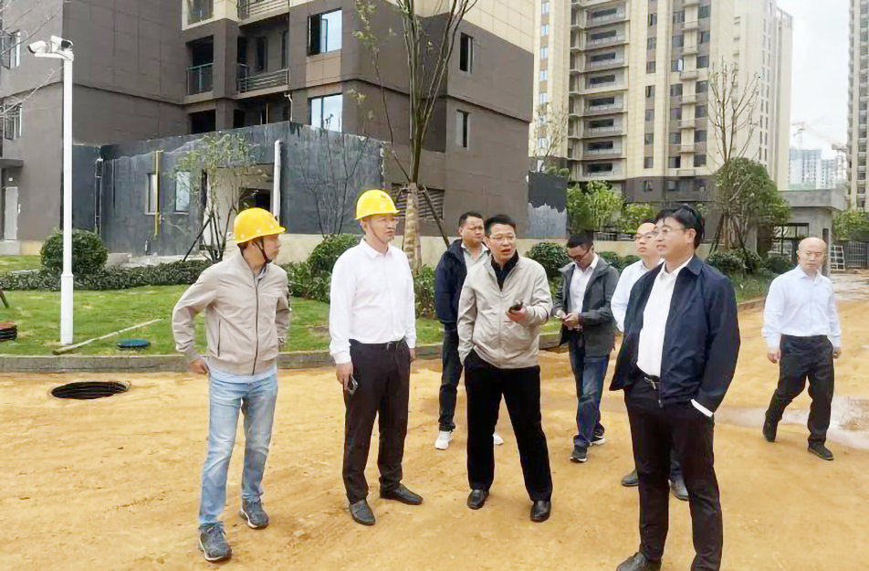 劉順保到杭州路項目、秦坊安置房項目調(diào)研